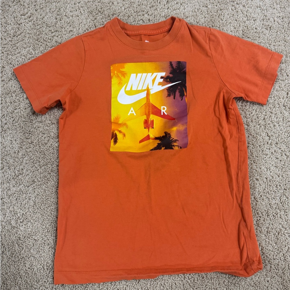 Nike Kids Sunset Orange Graphic Tee